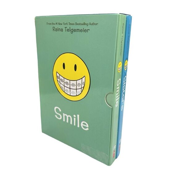 Scholastic, Inc. Smile & Sister by Raina Telgemeier: Paperback Box Set Duo - Picture 6 of 8